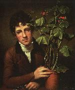 Rembrandt Peale Rubens Peale with Geranium oil painting on canvas